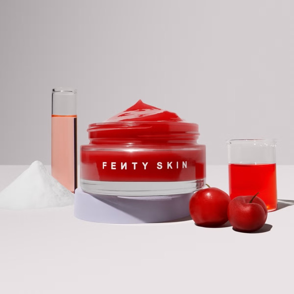 Fenty Skin Cherry Dub Blah 2 Bright 5% AHA Face Mask 75ml NWT Exfoliating